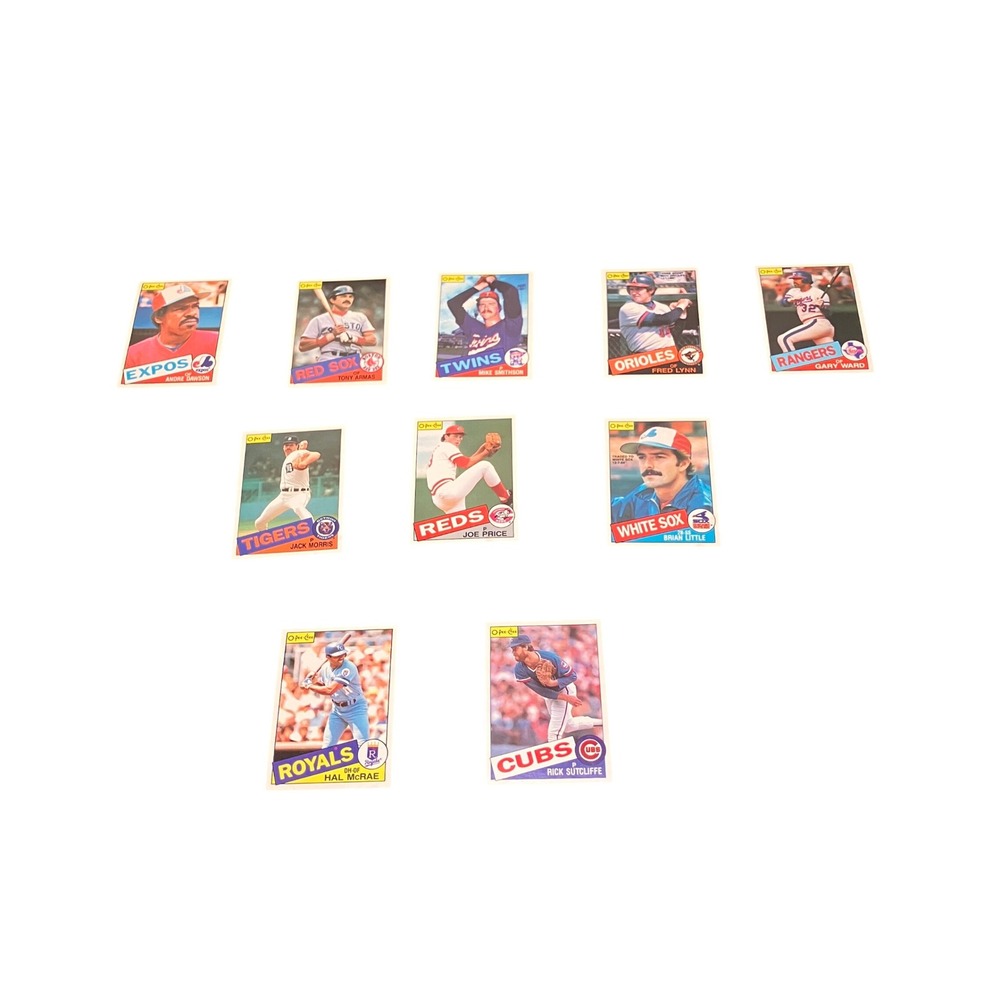 1987 Topps Baseball Card Lot Gary Carter Mike Schmidt Andre Dawson Dwight Gooden